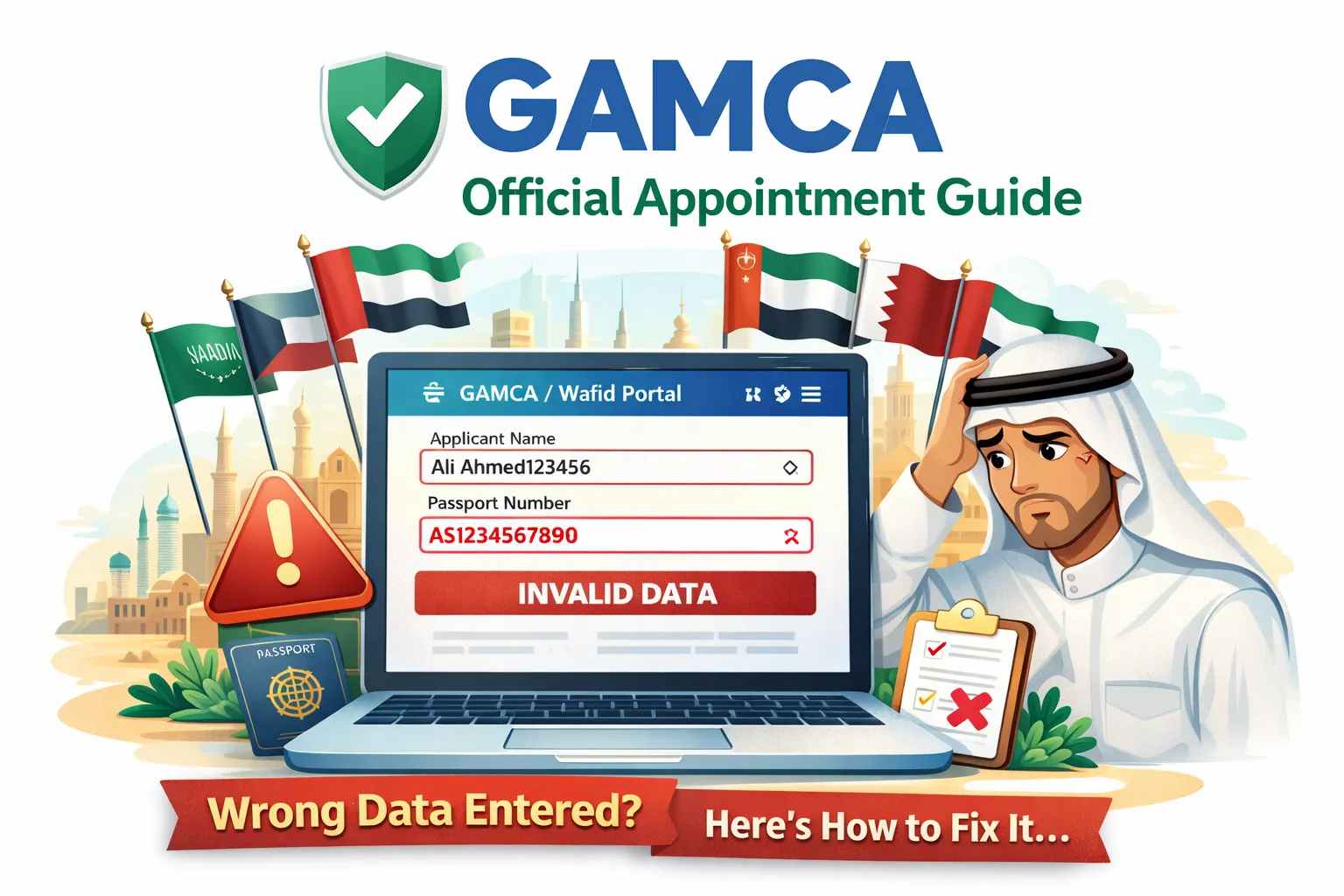 Wafid Official Website: Wrong Data Entered While Booking? Fixes & FAQs