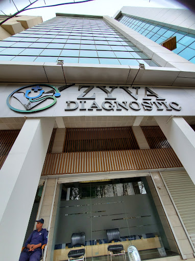 a building with a sign on it